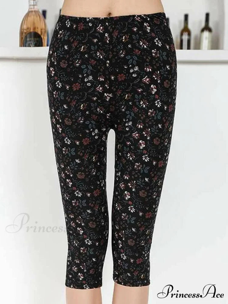 Sportswear Mujer Print Capris Pants