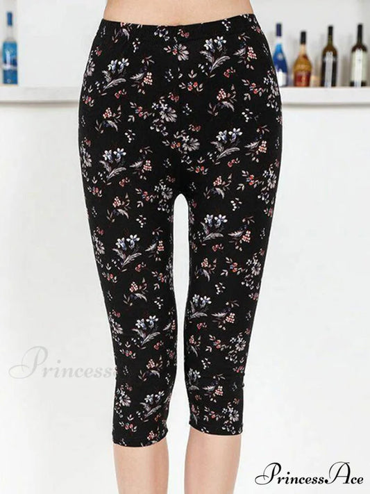 Sportswear Mujer Print Capris Pants