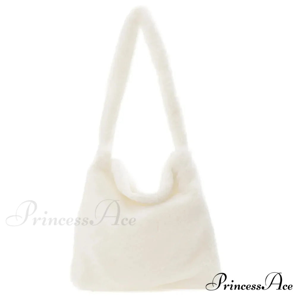 Spotted Affection Heart Design Underarm Shoulder Purse White shoulder-250126