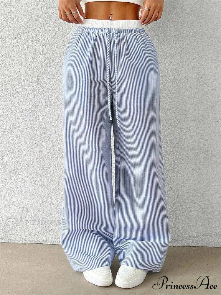 Spotted Cinch Elastic Waist Baggy Winter Pant pant-250223