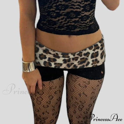 Spotted Patchwork Slim Brief Black / S short-250223