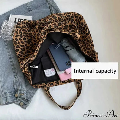 Spotted Pattern Korean Style Shopper Handbag handbag-250126