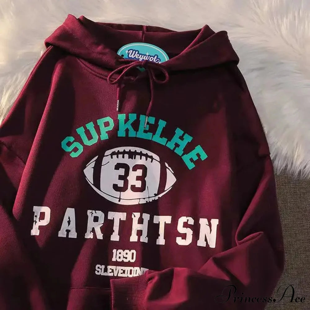 Spring Amusing Cranium Hoodie red 1 / M hoodies-241228