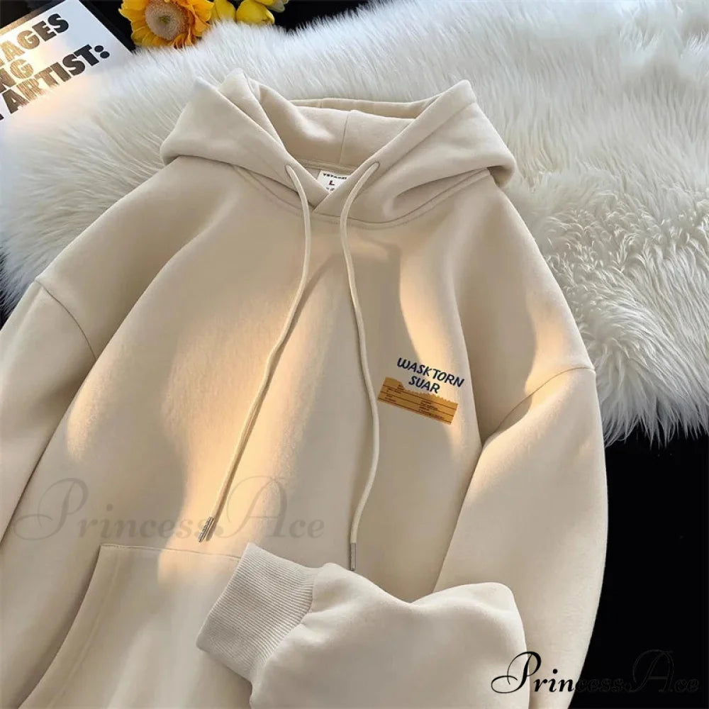 Spring Correspondence Graphic Urban Hoodie hoodies-241228