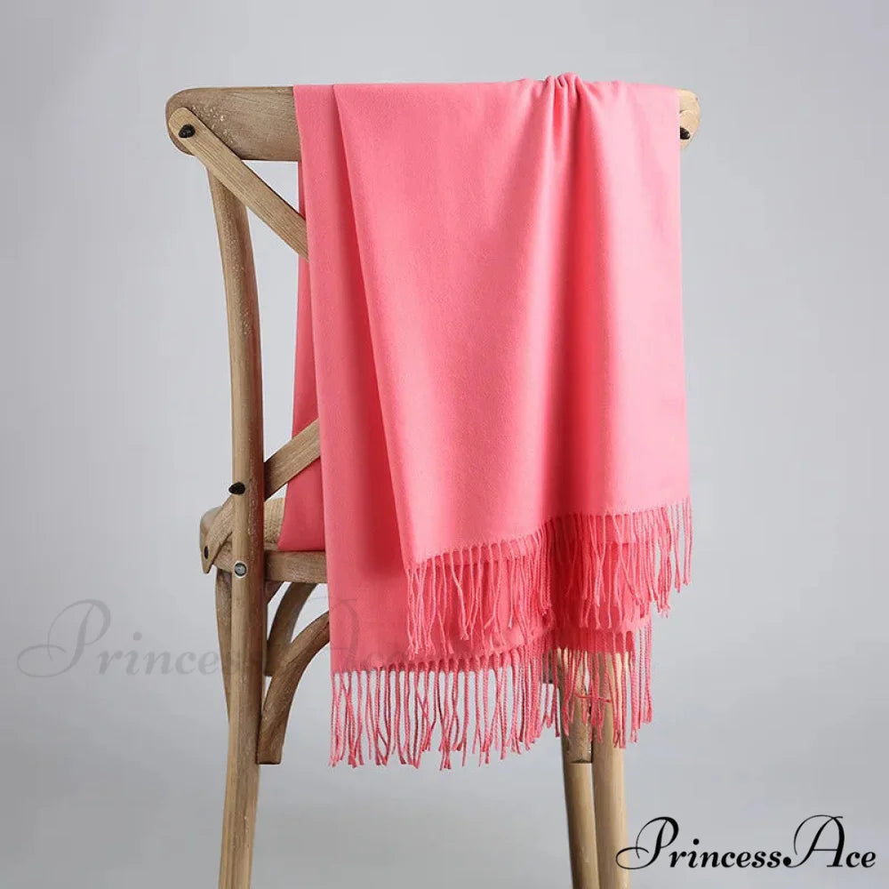 Spring Winter Firm Cashmere Scarf Color1 / One Size scarf-241228