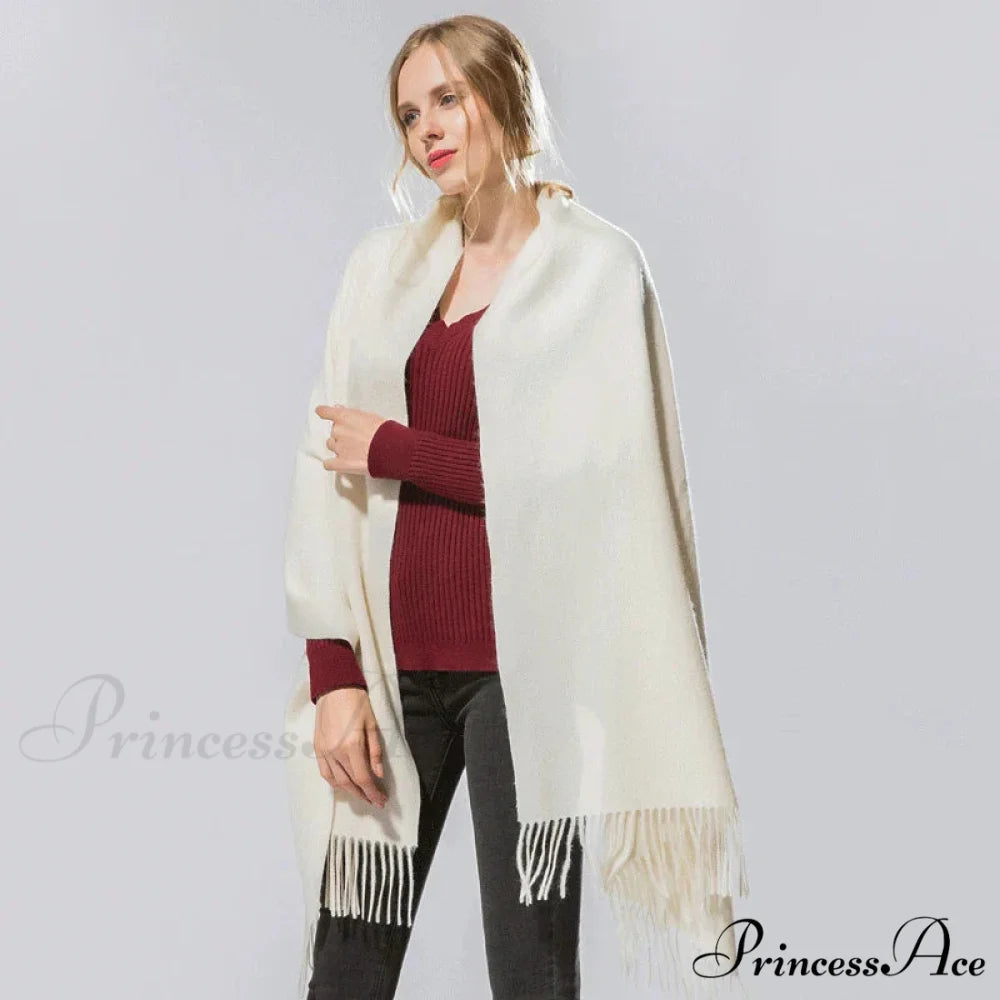 Spring Winter Firm Cashmere Scarf Color10 / One Size scarf-241228