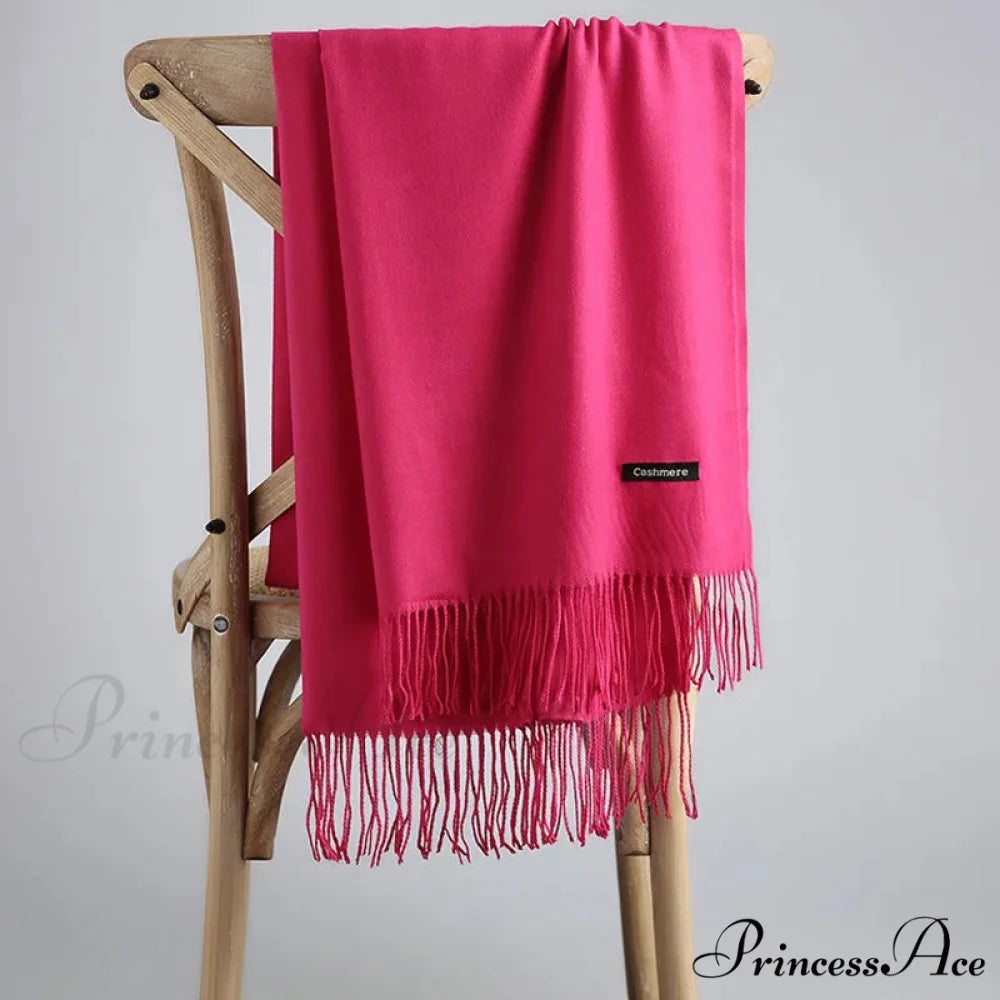 Spring Winter Firm Cashmere Scarf Color14 / One Size scarf-241228