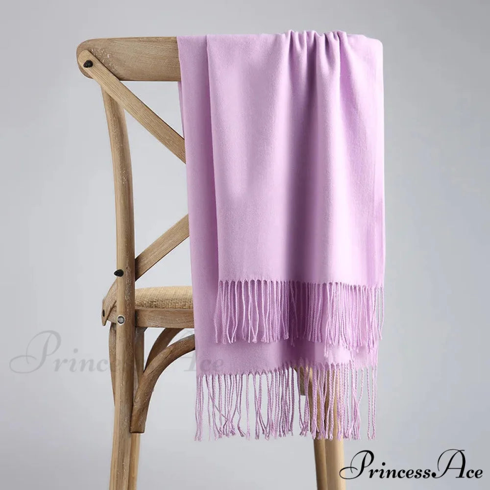 Spring Winter Firm Cashmere Scarf Color18 / One Size scarf-241228
