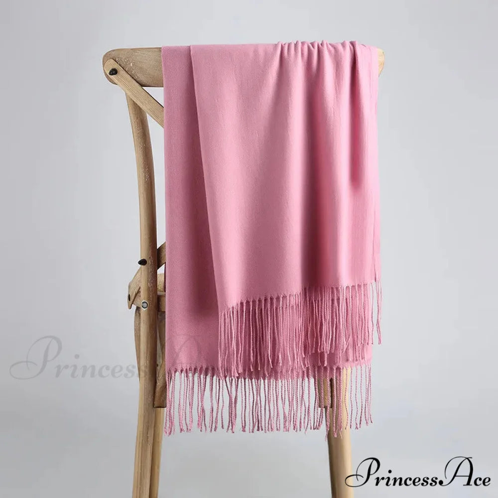 Spring Winter Firm Cashmere Scarf Color19 / One Size scarf-241228