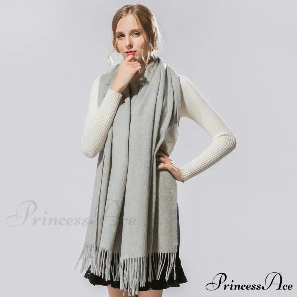 Spring Winter Firm Cashmere Scarf Color20 / One Size scarf-241228