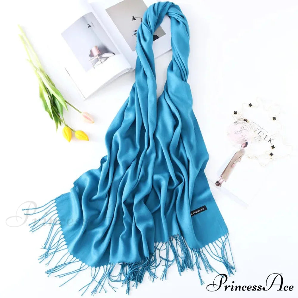 Spring Winter Firm Cashmere Scarf Color31 / One Size scarf-241228