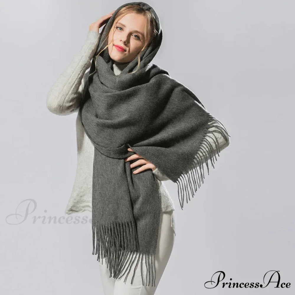 Spring Winter Firm Cashmere Scarf Color33 / One Size scarf-241228