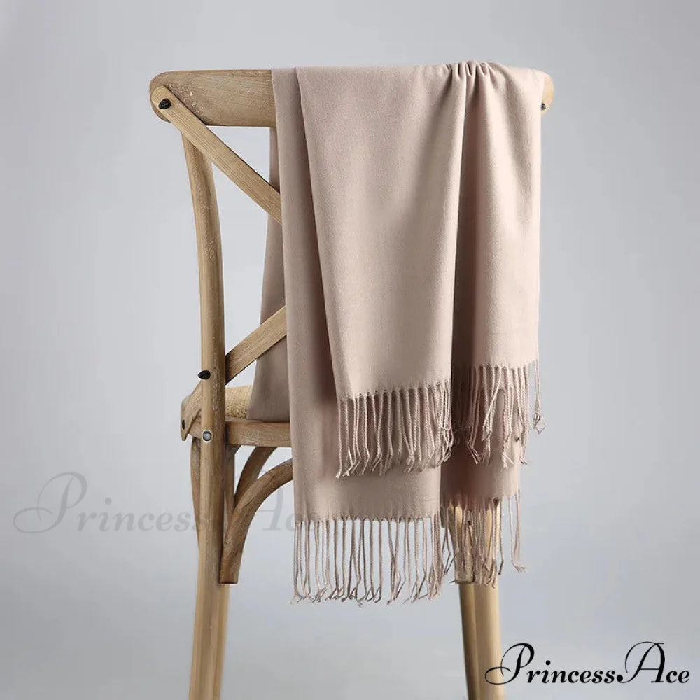 Spring Winter Firm Cashmere Scarf Color8 / One Size scarf-241228