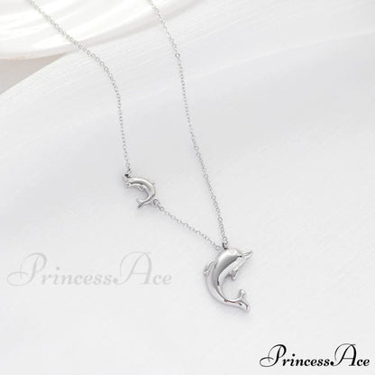 Stainless Steel Dolphin Necklaces