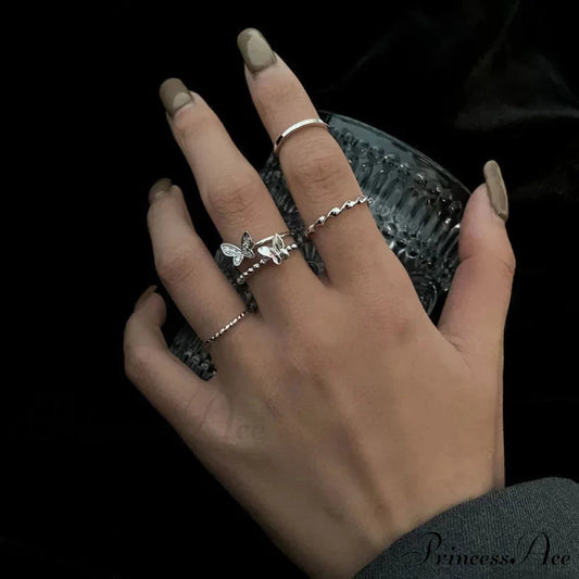 Sterling Simple Fashion Open Ring resizable / Silver