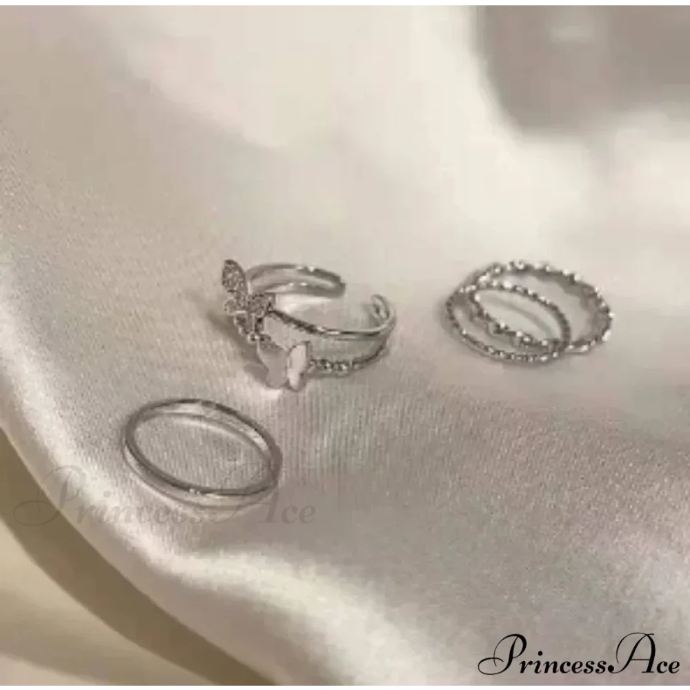 Sterling Simple Fashion Open Ring resizable / Silver