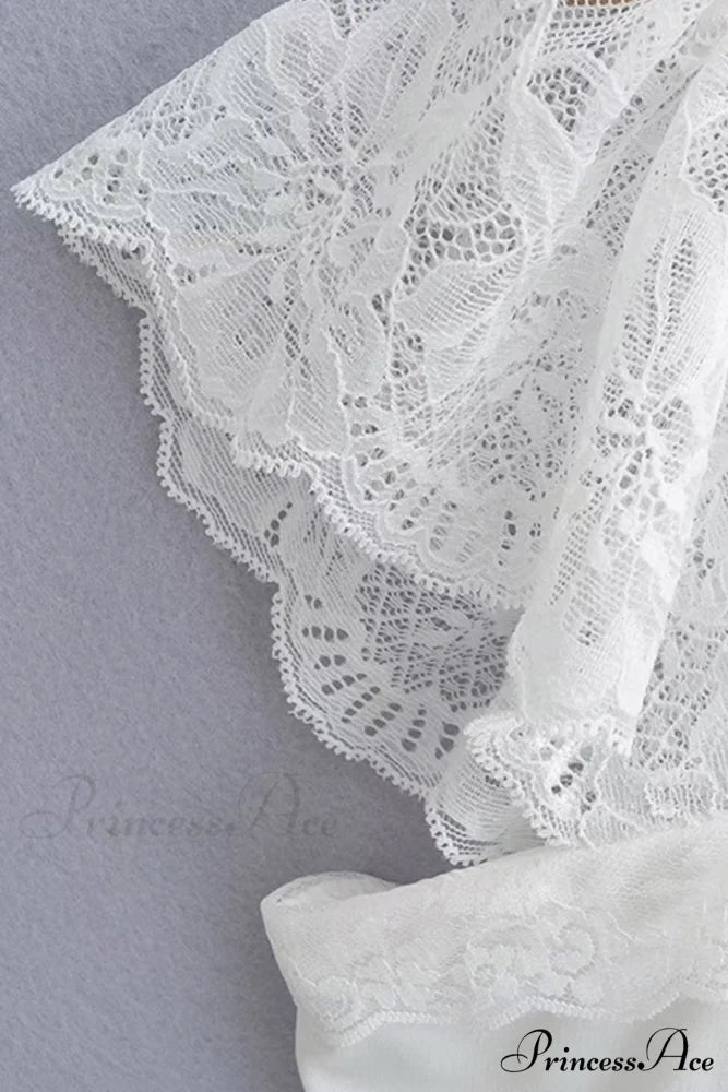 Strappy Lace Patchwork Corset Dress