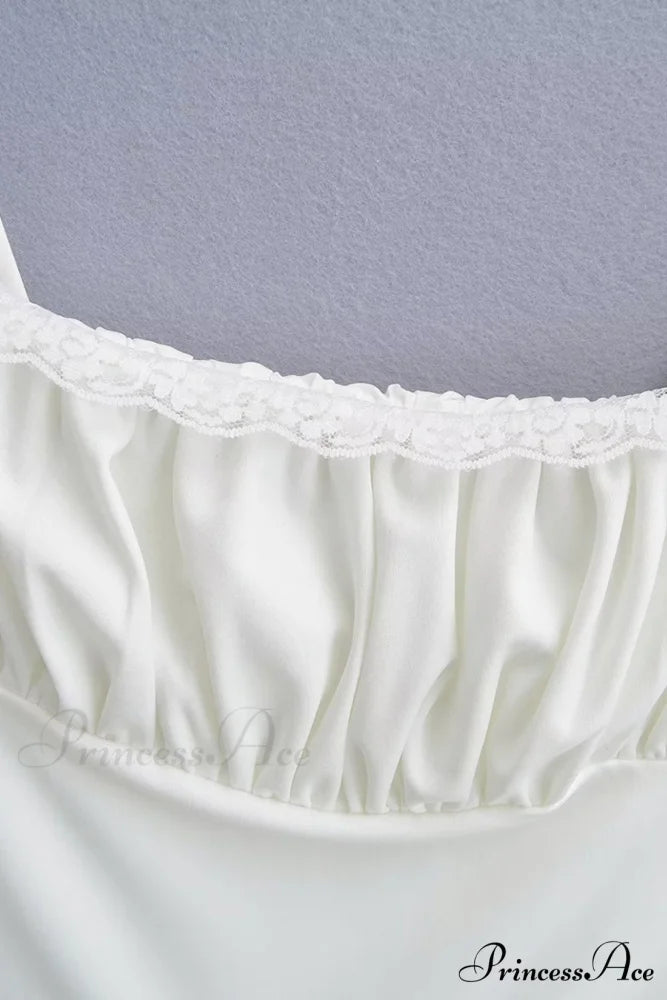 Strappy Lace Patchwork Corset Dress