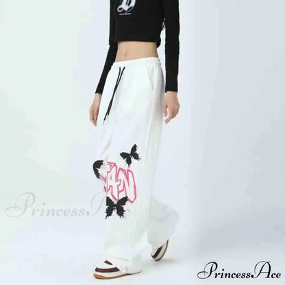 Street Art Butterfly Design Rap Pants pants-241228