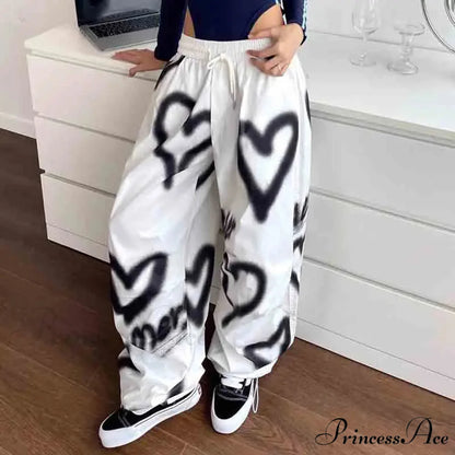 Street Art Rap Baggy Informal Trousers pants-241228