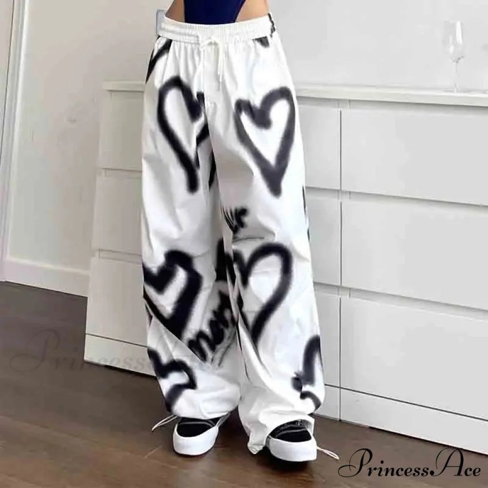 Street Art Rap Baggy Informal Trousers pants-241228