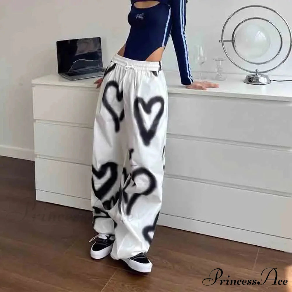 Street Art Rap Baggy Informal Trousers pants-241228
