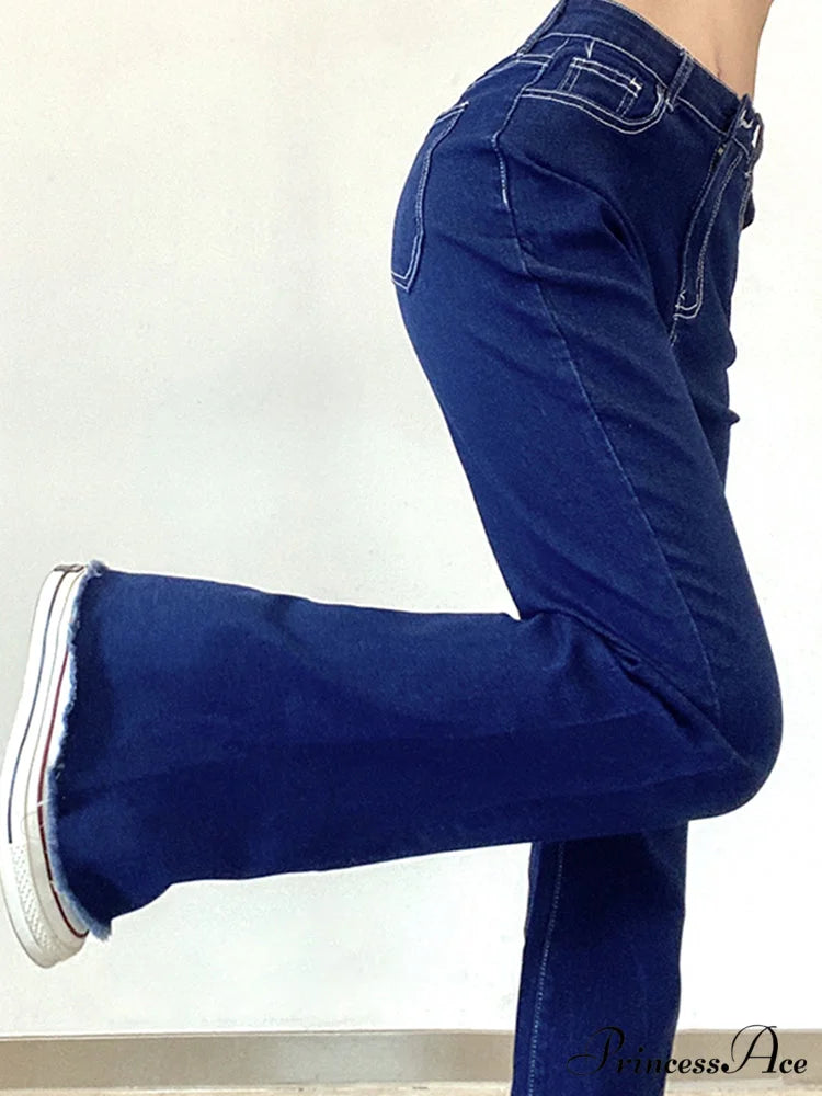 Streetwear Boot Cut Flared Jeans