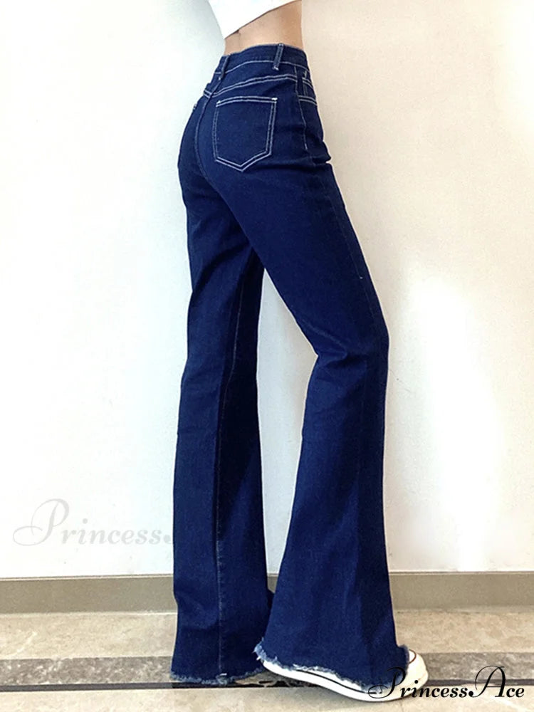 Streetwear Boot Cut Flared Jeans