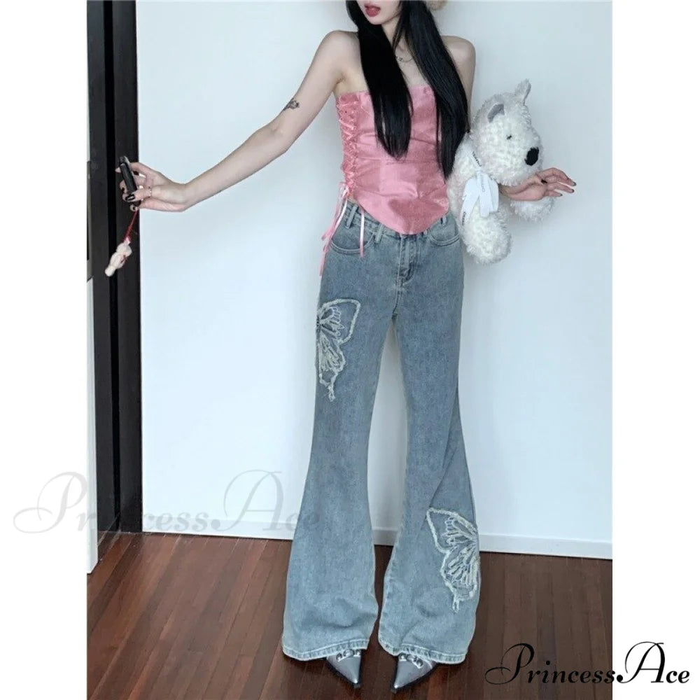 Streetwear Denim Elegant Woman Clothes