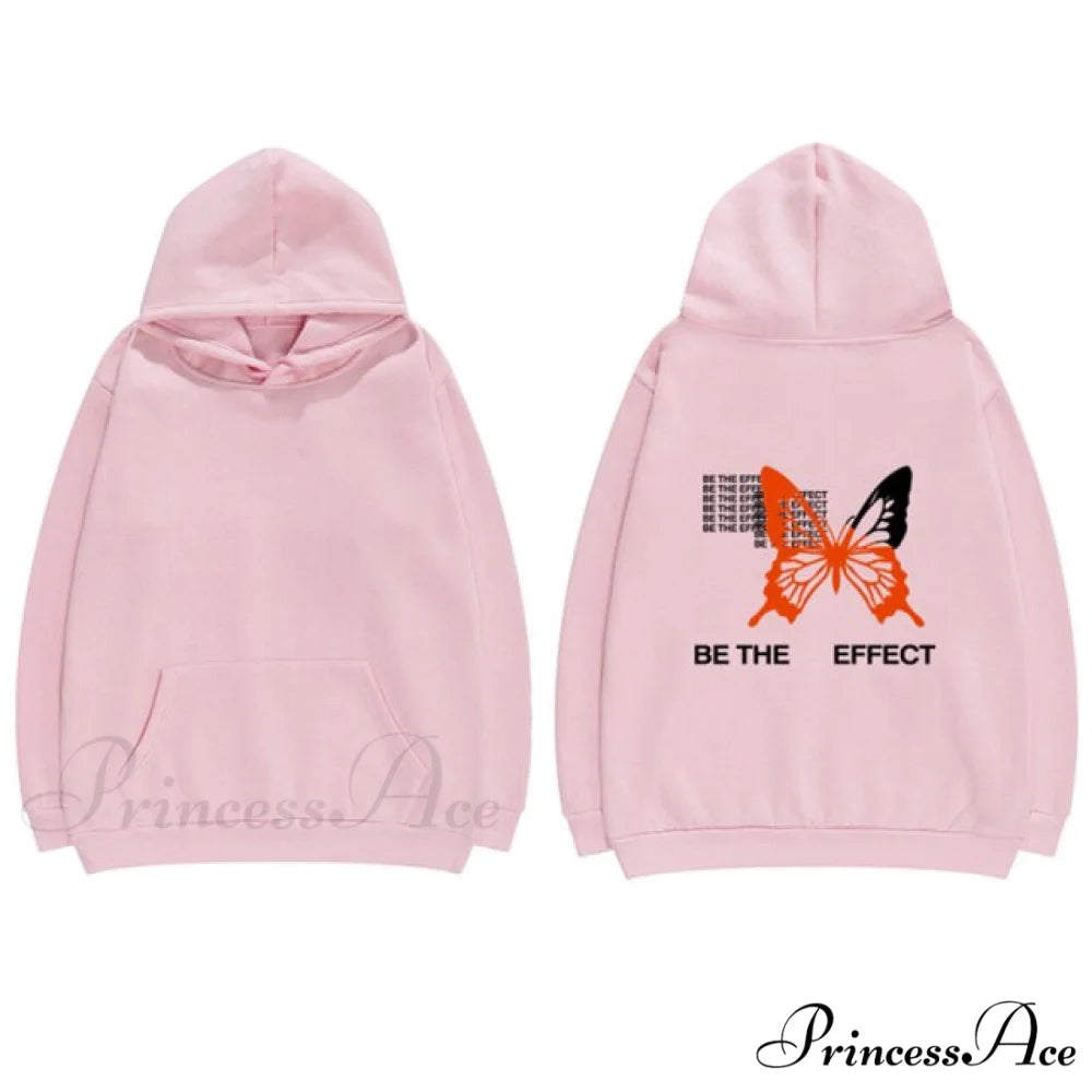 Streetwear Hip Hop Punk Casual Loose Hoodie Pink / S Sweatshirts & Hoodies-L