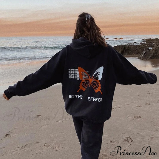 Streetwear Hip Hop Punk Casual Loose Hoodie Sweatshirts & Hoodies-L