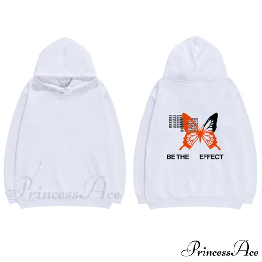 Streetwear Hip Hop Punk Casual Loose Hoodie white / S Sweatshirts & Hoodies-L