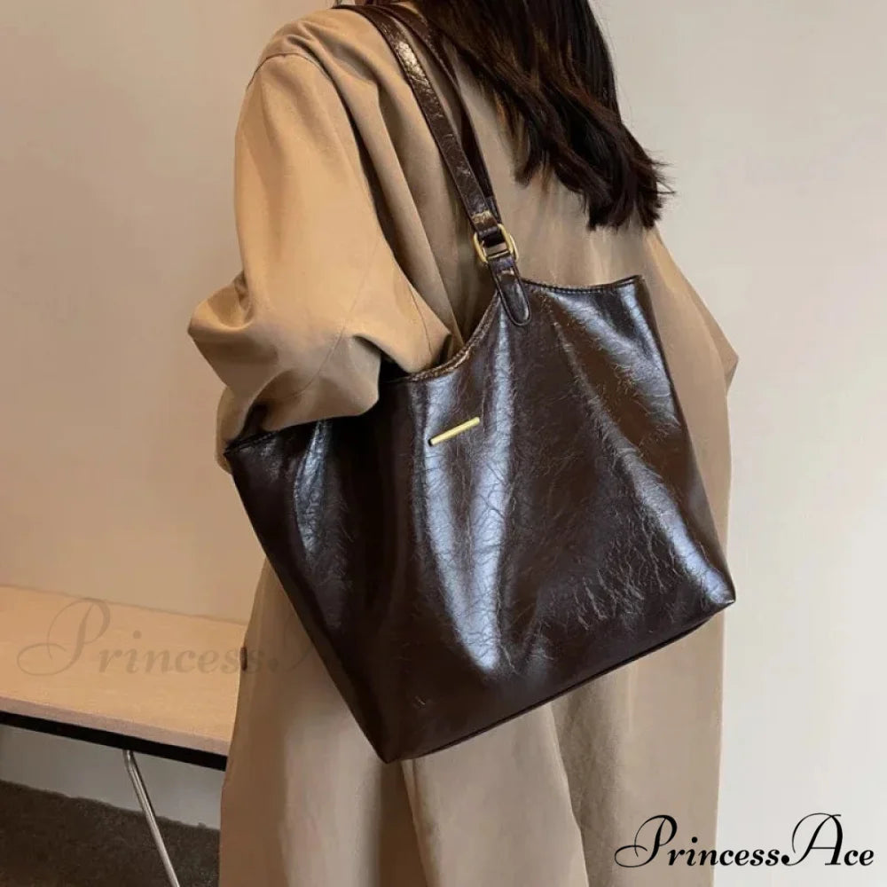 Striking Straw Summer Beach Shoulder Bag Coffee shoulder-250126