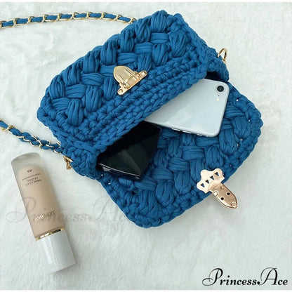 String Knitting Creator Chains Crossbody Purse handbag-250126