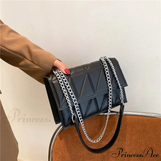 String Strap Flap Needlework Crossbody crossbody-250126