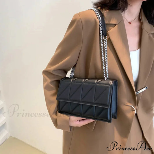 String Strap Flap Needlework Crossbody crossbody-250126