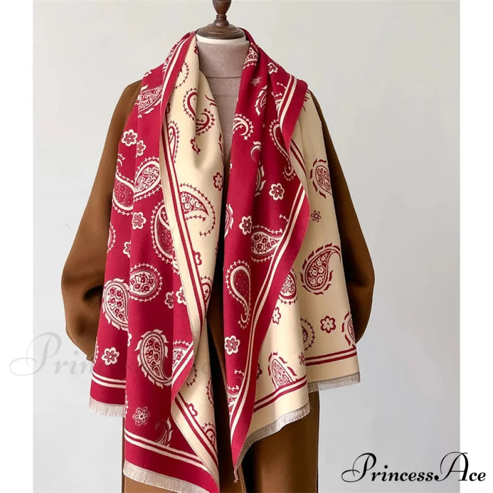 Stylish Cashmere Pashmina Scarf scarf-241228