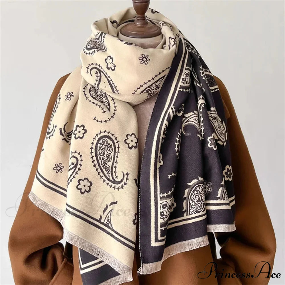 Stylish Cashmere Pashmina Scarf scarf-241228