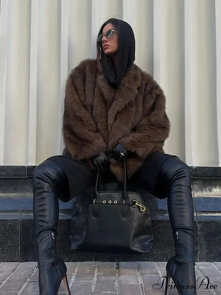 Stylish Collar Soft Long Coat coats-241228