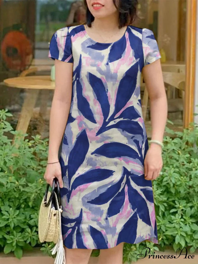 Stylish Flower Sundress Informal Flower Dress oldfloraldress-250126