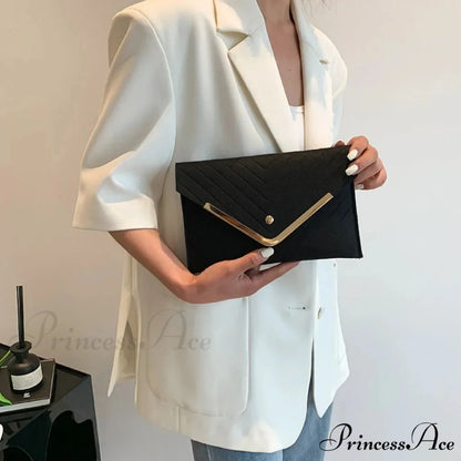 Stylish Night Felt Envelope Clutch Wristlet wristlet-250126