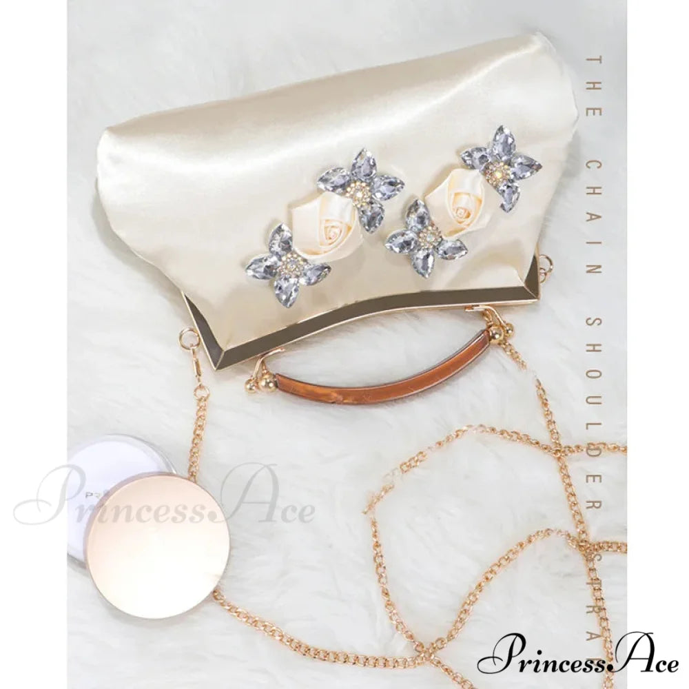 Stylish Rhinestone Evening Clutch Wristlet wristlet-250126
