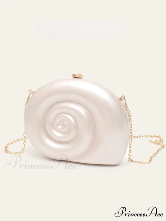 Stylish Snail Shaped Acrylic Clutch Bag Evening Party Bag SHELL clutchbag-250126