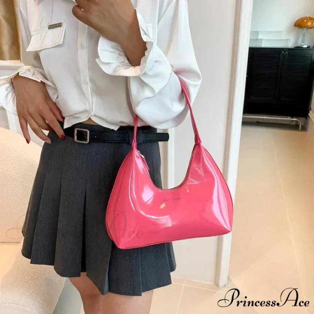 Stylish Sturdy Shoulder Bag for Women Pink shoulder-250126