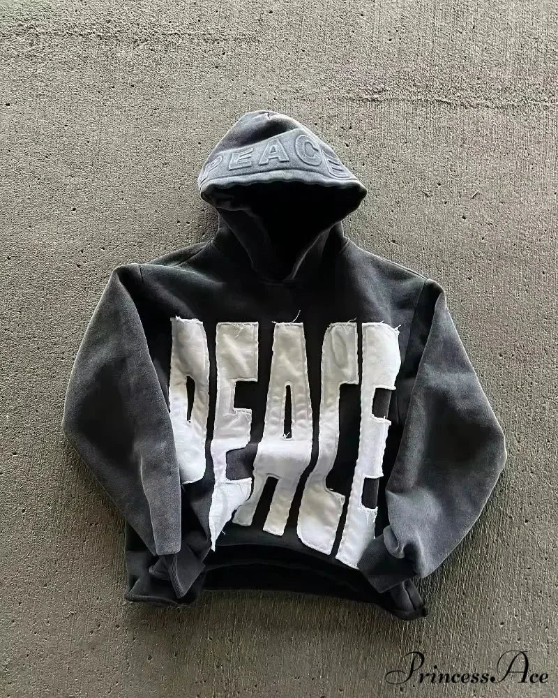 Stylish Trend Fleece Padded Zipper Hoodie black 9 / M hoodies-241228