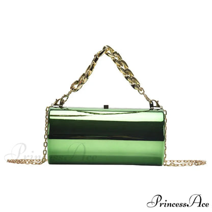Stylish Tube Small Night Crossbody Purse Green handbag-250126