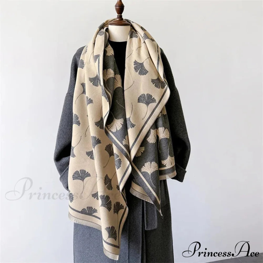 Stylish Winter Cozy Cashmere Scarf white2 scarf-241228