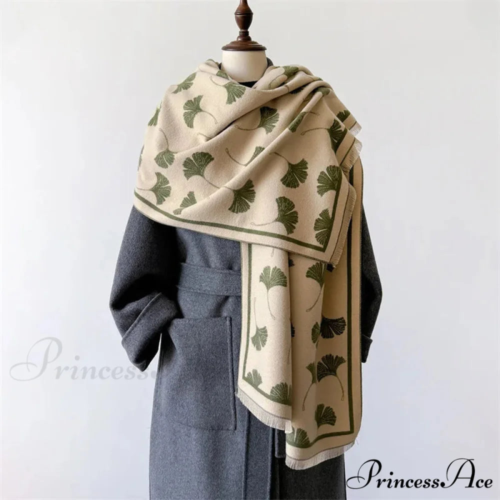 Stylish Winter Cozy Cashmere Scarf white3 scarf-241228