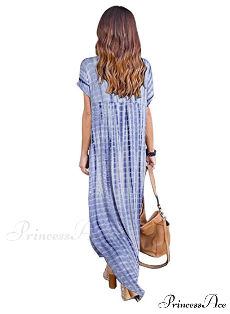Summer Maxi Dress with Pockets for Women