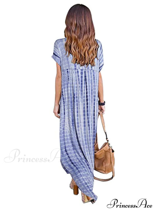 Summer Maxi Dress with Pockets for Women